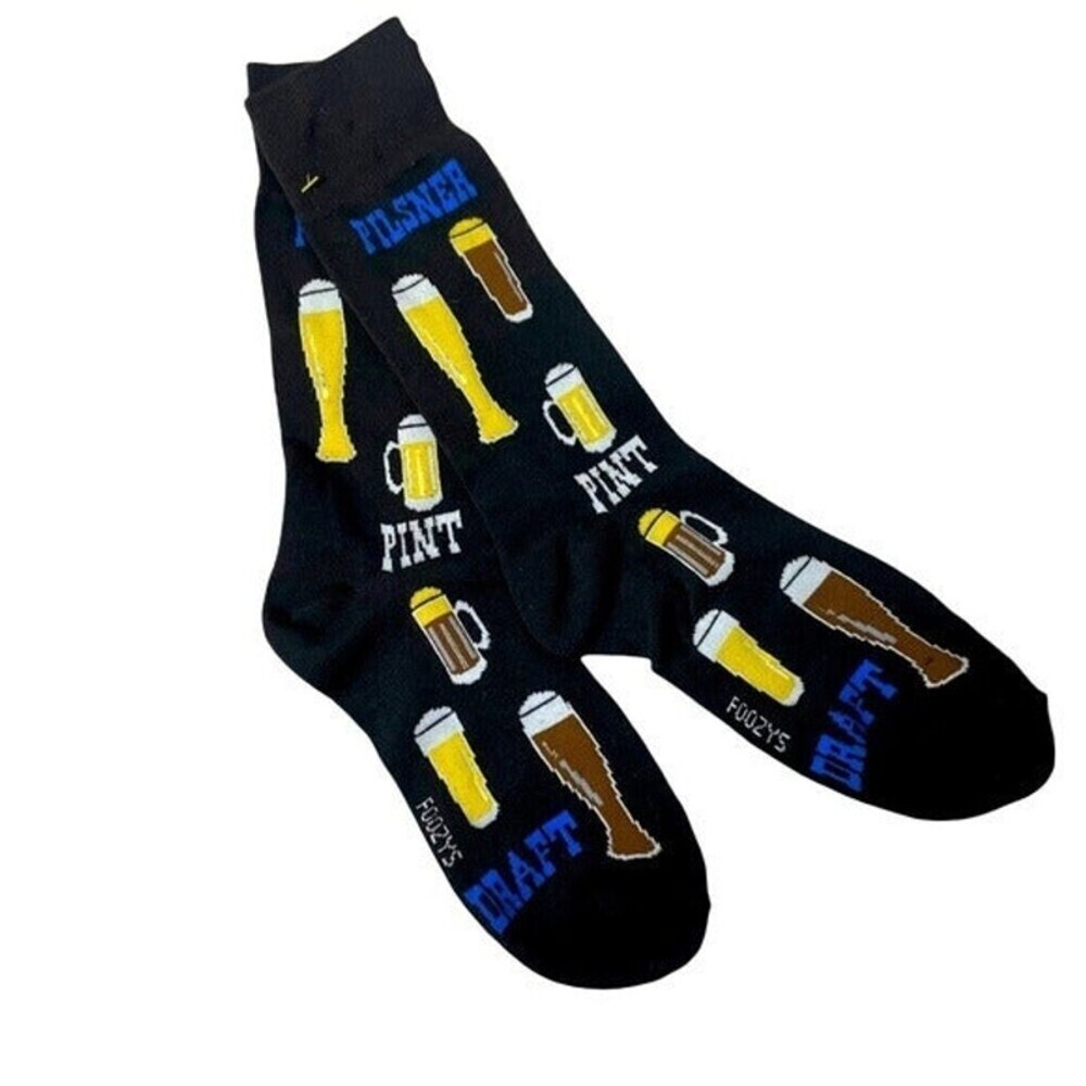 Pilsner/beer/draft NEW Super soft and stretchy knit crew socks SZ 9-12. Mid calf